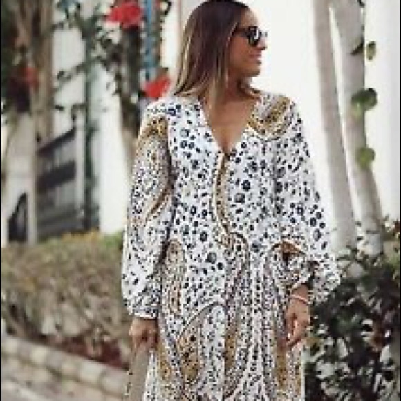 NWT Zara Printed Floral Tunic Dress - Picture 2 of 5